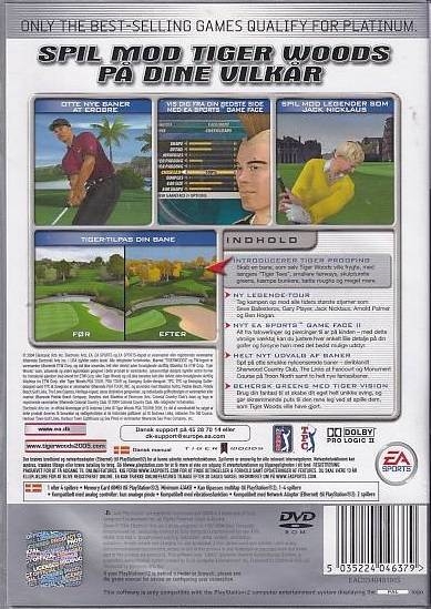 Tiger Woods PGA Tour 2005 - PS2 (Genbrug)